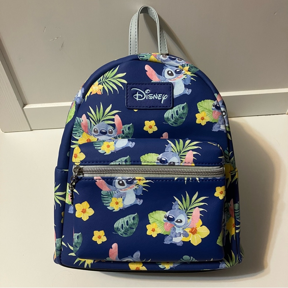 Disney Loungefly Stitch Floral mini backpack